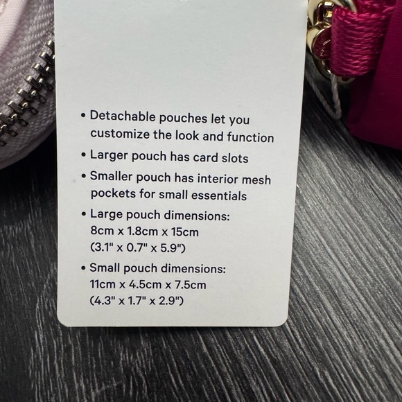 Lululemon Dual Pouch Wristlet Wallet - Blissful Pink/Calypso Pink - Picture 13 of 16